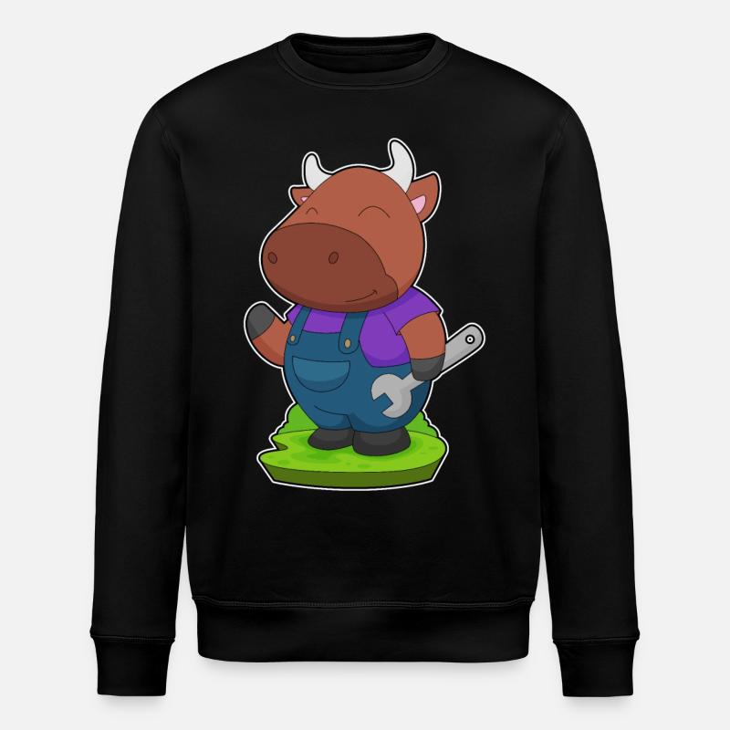 Taurus Artisan Wrench - Stanley/Stella ROLLER Unisex Organic Sweatshirt - black