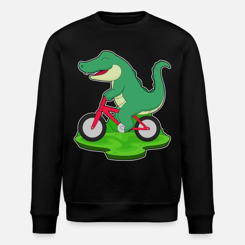 Vélo crocodile - Sweat bio ROLLER Stanley/Stella Unisexe - noir