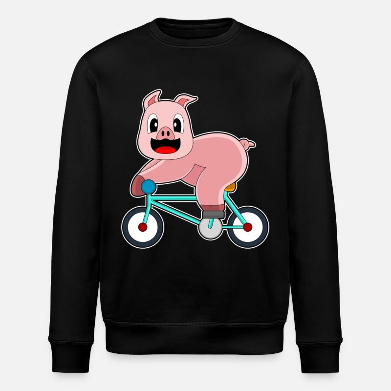 Vélo de cochon - Sweat bio ROLLER Stanley/Stella Unisexe - noir