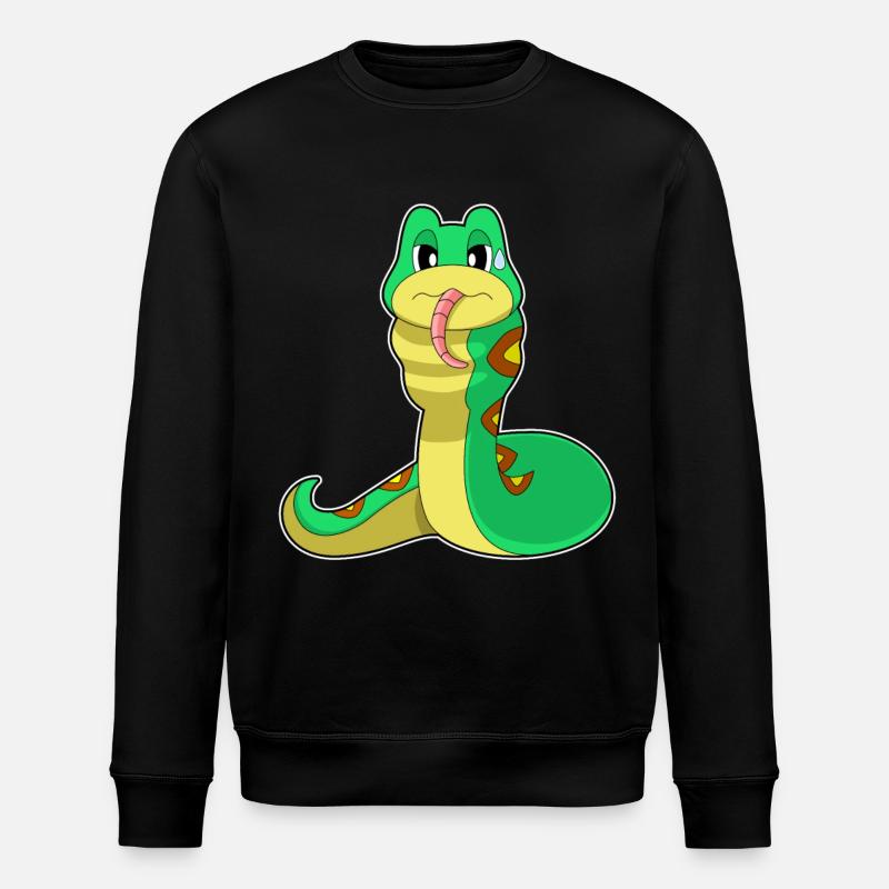 Nourriture pour serpents - Sweat bio ROLLER Stanley/Stella Unisexe - noir