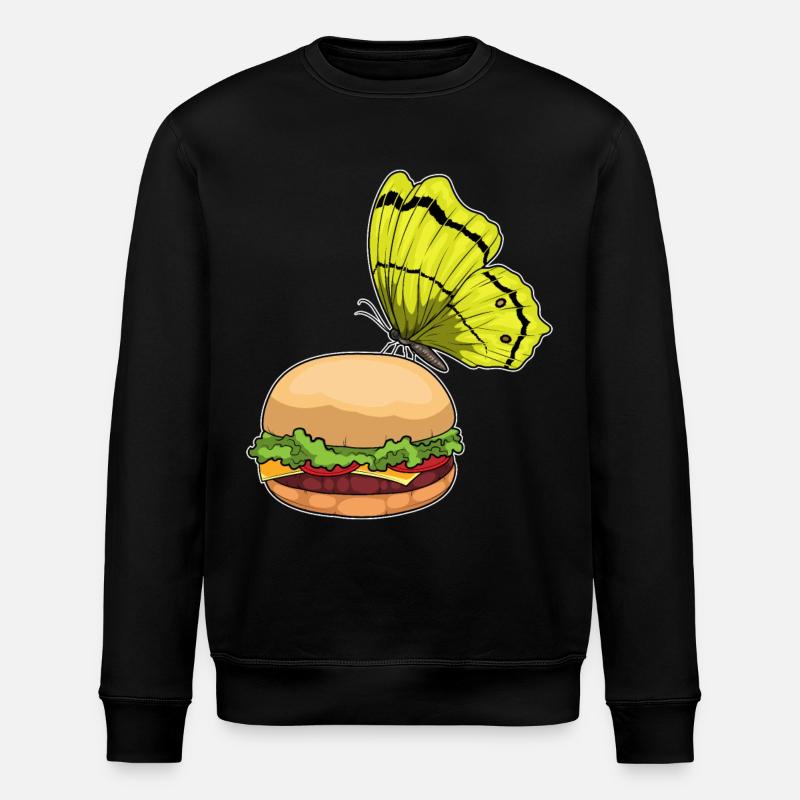 Burger papillon - Sweat bio ROLLER Stanley/Stella Unisexe - noir