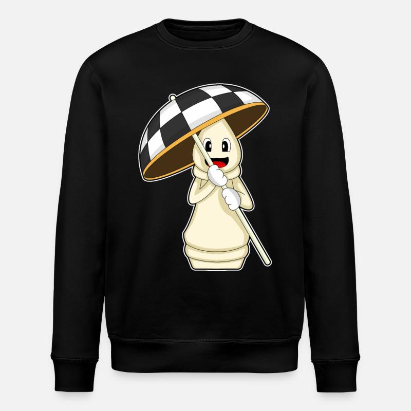 Chess Piece Rook Chess - Stanley/Stella ROLLER Unisex Organic Sweatshirt - black