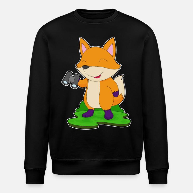 Jumelles Fuchs - Sweat bio ROLLER Stanley/Stella Unisexe - noir
