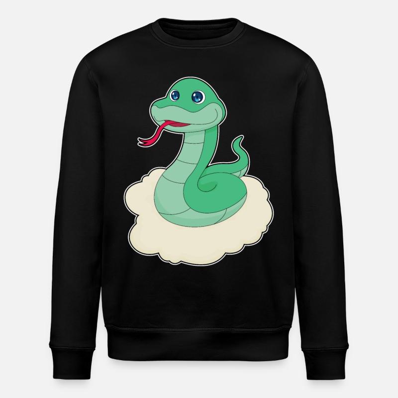 Nuages de serpent - Sweat bio ROLLER Stanley/Stella Unisexe - noir