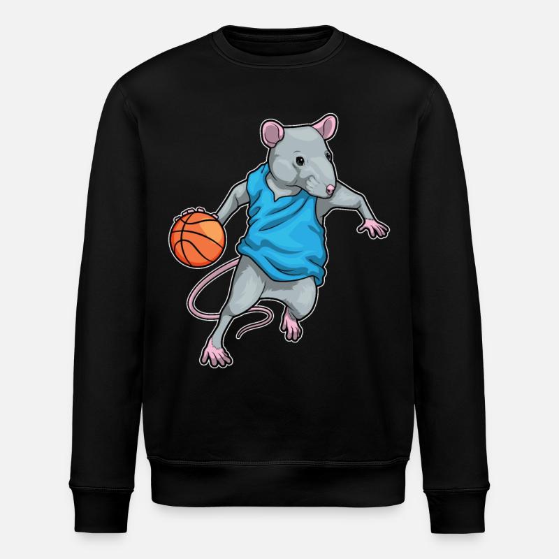 Rat Basketteur Basketteur Basketball - Sweat bio ROLLER Stanley/Stella Unisexe - noir