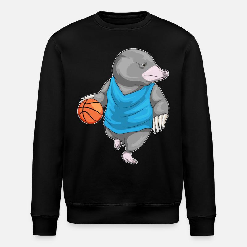 Taupe Basketteur Basketteur - Sweat bio ROLLER Stanley/Stella Unisexe - noir