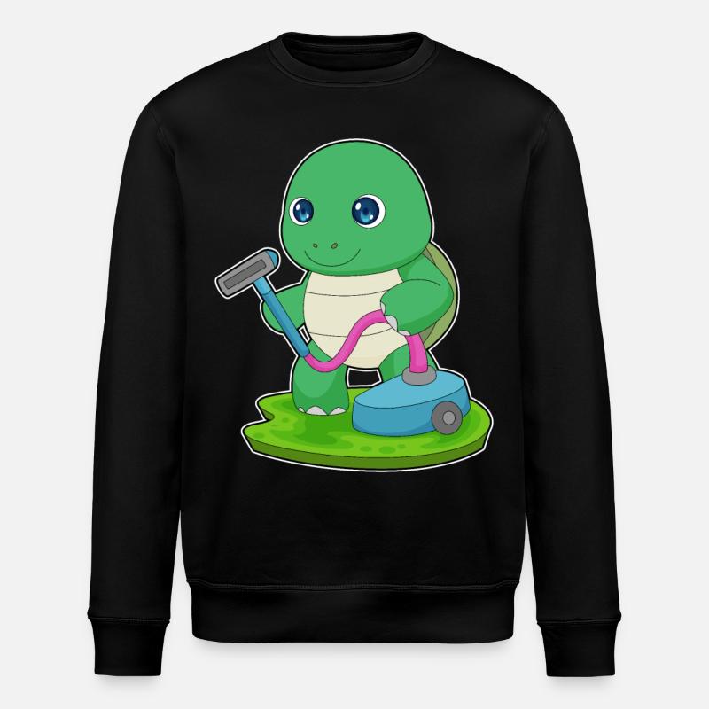 Turtle Cleaner Vacuum Cleaner - Stanley/Stella ROLLER Unisex Organic Sweatshirt - black