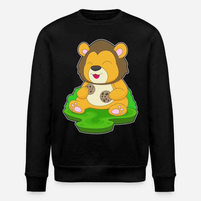 Biscuits Lion - Sweat bio ROLLER Stanley/Stella Unisexe - noir