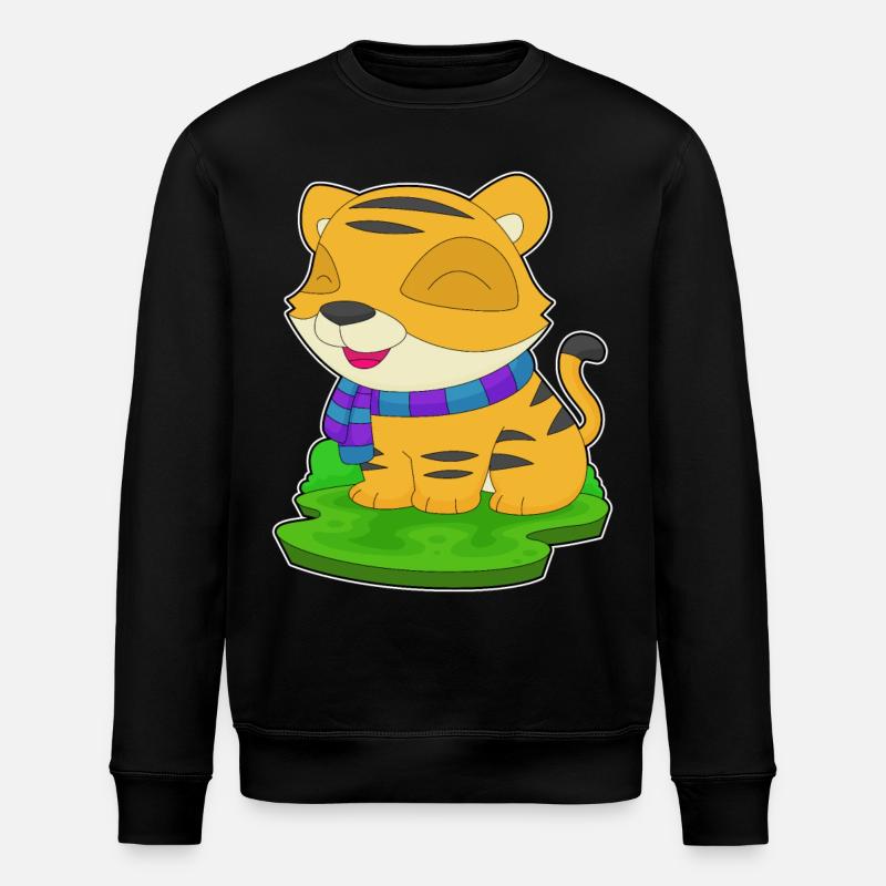 Écharpe Tigre - Sweat bio ROLLER Stanley/Stella Unisexe - noir