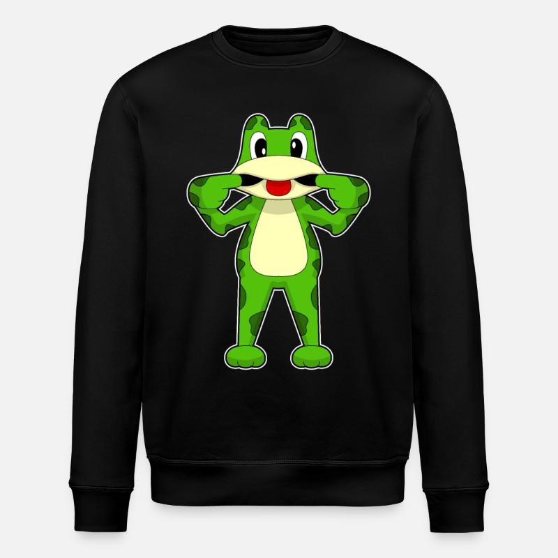 Grenouille folle - Sweat bio ROLLER Stanley/Stella Unisexe - noir
