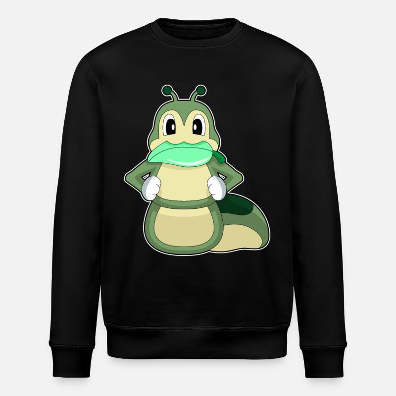 Feuille de chenille - Sweat bio ROLLER Stanley/Stella Unisexe - noir