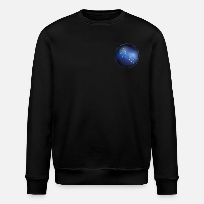 Signe du zodiaque Vierge Univers - Sweat bio ROLLER Stanley/Stella Unisexe - noir