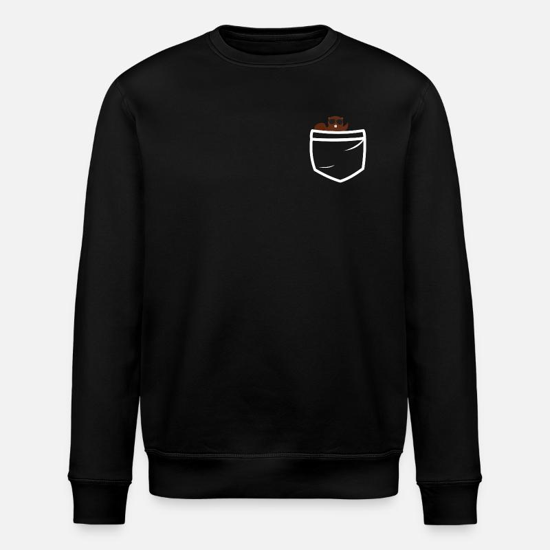 Beaver pocket - Stanley/Stella Unisex Bio-Sweatshirt ROLLER - Schwarz