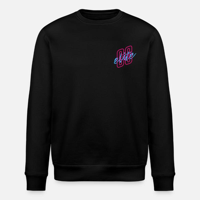 GGElite Scripted Vibe Logo - Stanley/Stella ROLLER Unisex Organic Sweatshirt - black
