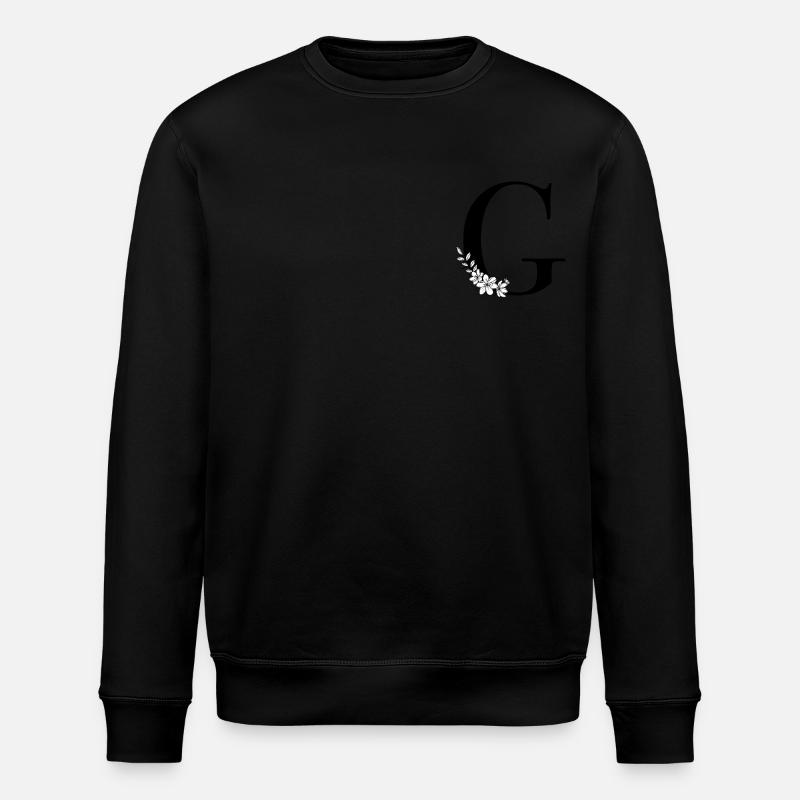 Buchstabe G - Stanley/Stella Unisex Bio-Sweatshirt ROLLER - Schwarz