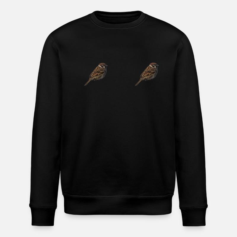 Spatz2 - Stanley/Stella Unisex Bio-Sweatshirt ROLLER - Schwarz