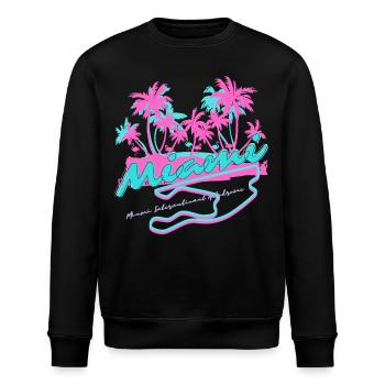 Grand Prix Miami Florida 2024 Season - Stanley/Stella ROLLER Unisex Organic Sweatshirt - black - Front - Nik (191cm)