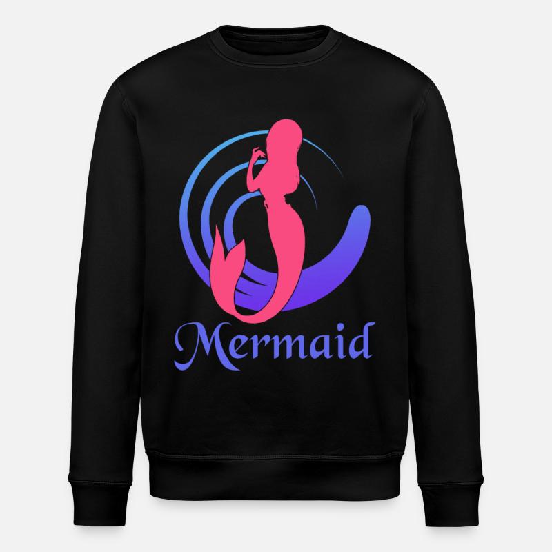 Singing Mermaid - Sirène chantante - Sweat bio ROLLER Stanley/Stella Unisexe - noir