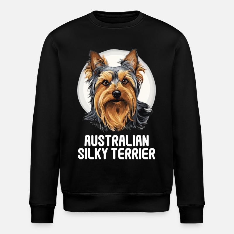 Terrier soyeux australien - Sweat bio ROLLER Stanley/Stella Unisexe - noir