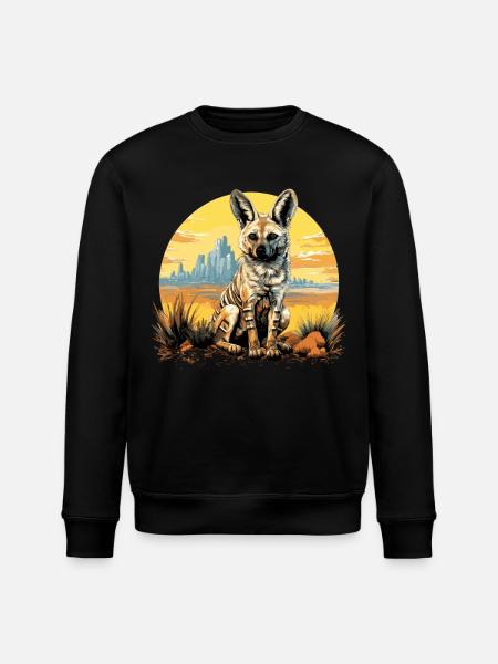 Erdwölfe Erdwolf - Stanley/Stella Unisex Bio-Sweatshirt ROLLER - Schwarz
