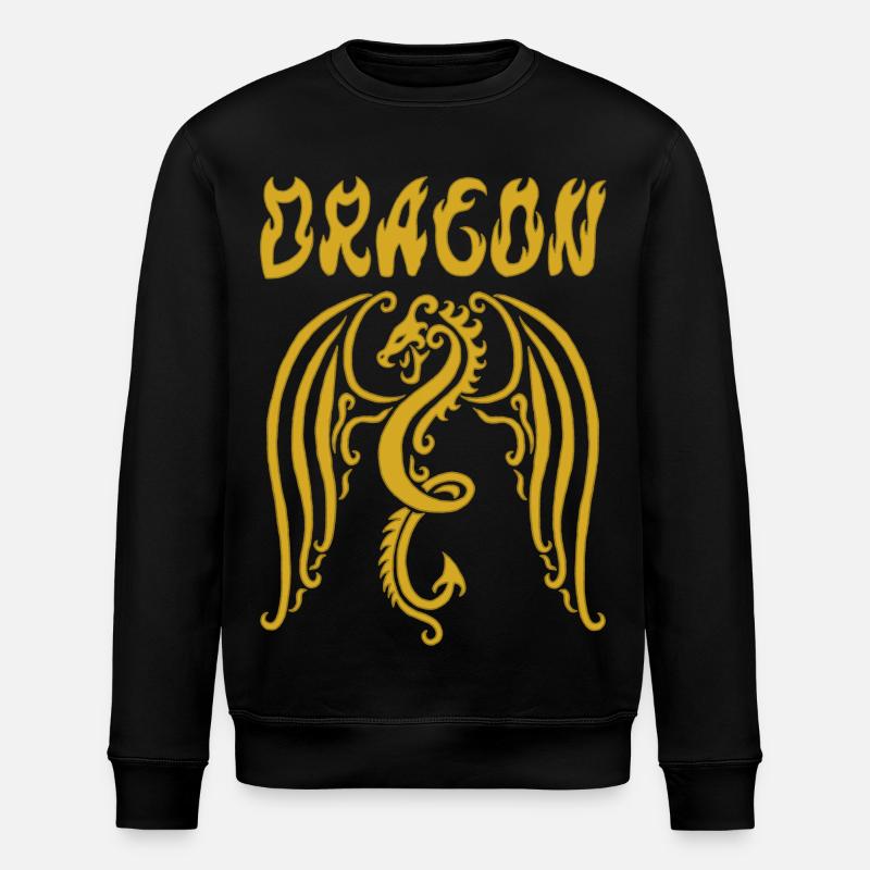 Dragon d or - Sweat bio ROLLER Stanley/Stella Unisexe - noir