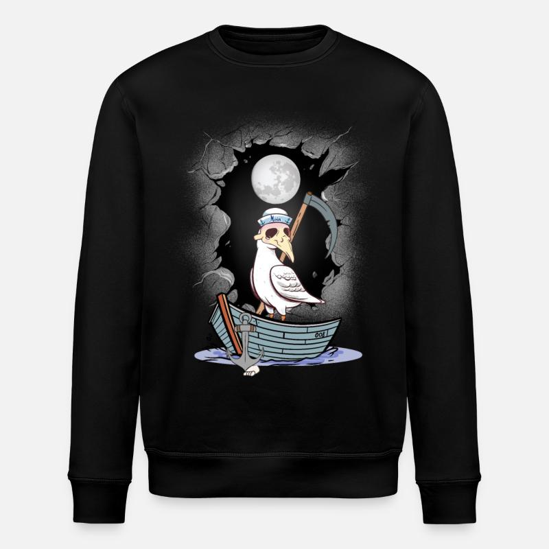 Halloween Seagull Seagulls Marin - Sweat bio ROLLER Stanley/Stella Unisexe - noir