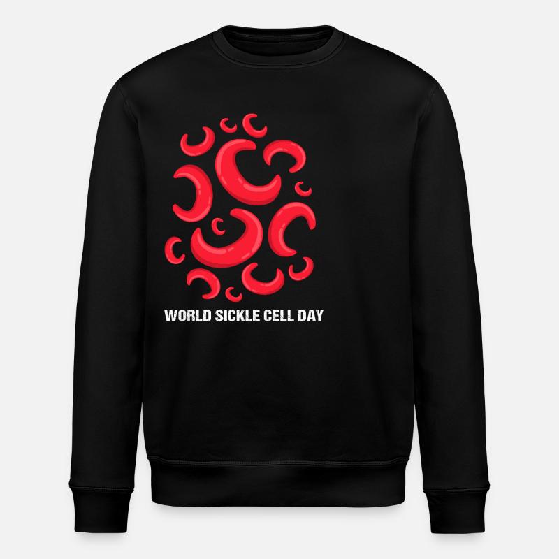 Anémie falciforme - Sweat bio ROLLER Stanley/Stella Unisexe - noir