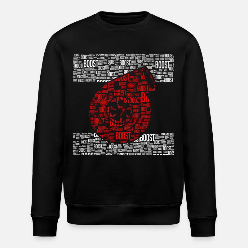 boost - Stanley/Stella ROLLER Unisex Organic Sweatshirt - black