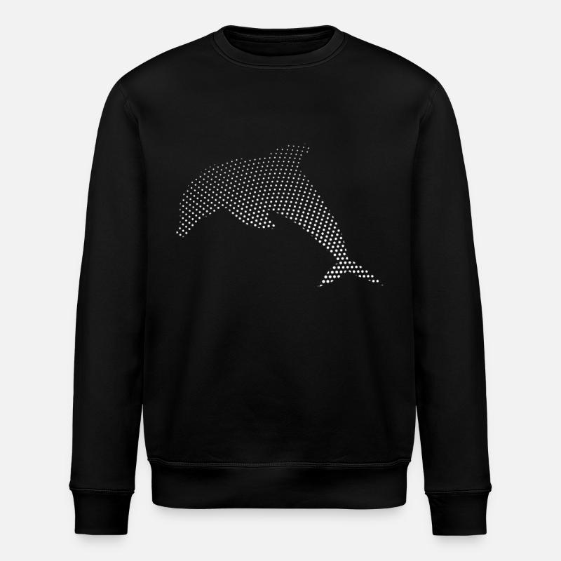 Delfin - Stanley/Stella Unisex Bio-Sweatshirt ROLLER - Schwarz