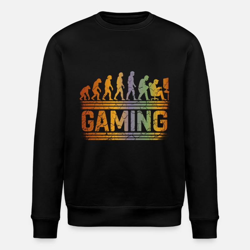 Chemise de jeu Evolution - Sweat bio ROLLER Stanley/Stella Unisexe - noir