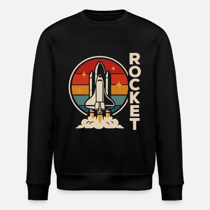 Raketen Rocket Fans - Stanley/Stella Unisex Bio-Sweatshirt ROLLER - Schwarz