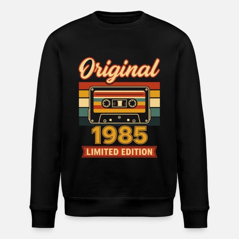 Cassette originale 1985 Legend - Sweat bio ROLLER Stanley/Stella Unisexe - noir
