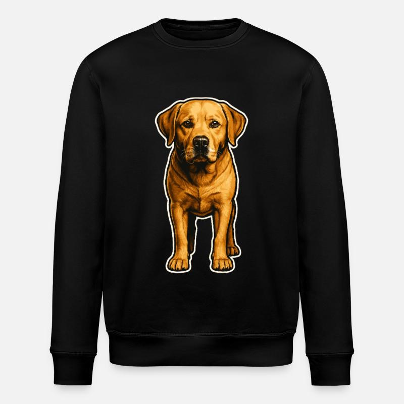 Chien loyal – Labrador - Sweat bio ROLLER Stanley/Stella Unisexe - noir