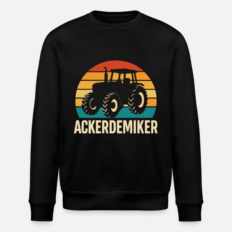Tracteur Retro Design - Sweat bio ROLLER Stanley/Stella Unisexe - noir