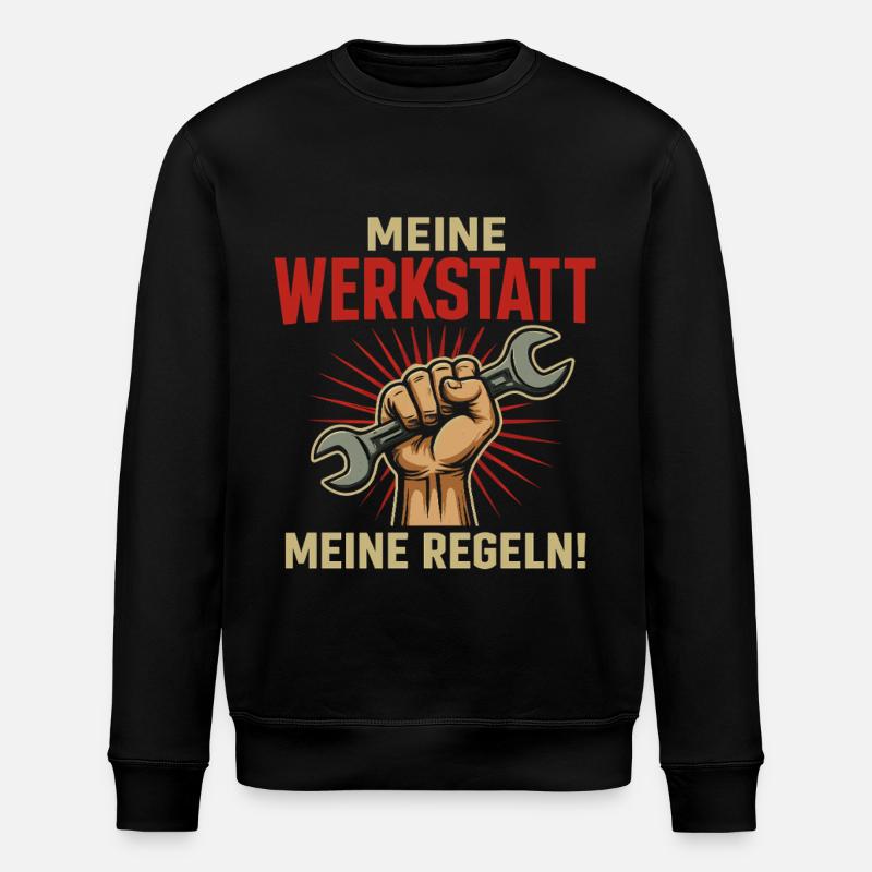 Mon atelier, mes règles ! - Sweat bio ROLLER Stanley/Stella Unisexe - noir