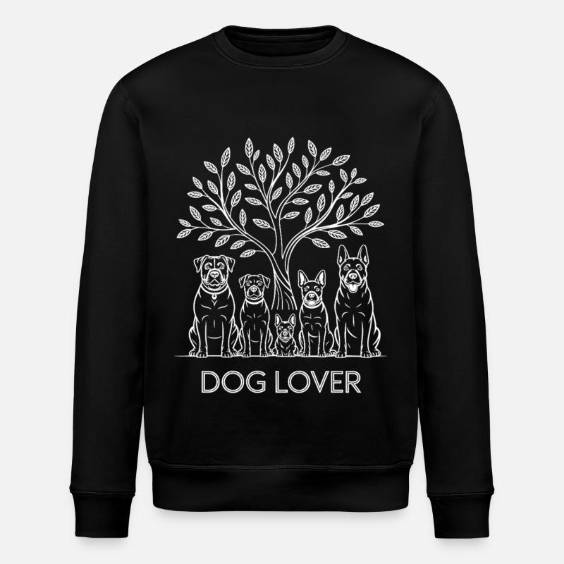 Amoureux des chiens - Sweat bio ROLLER Stanley/Stella Unisexe - noir