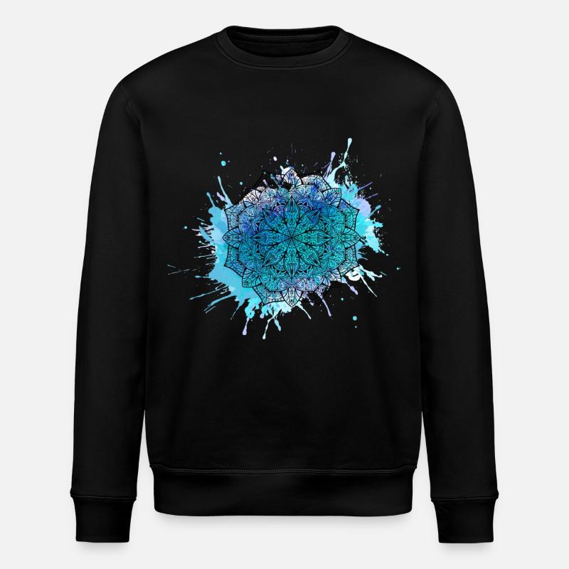 Mandala - Sweat bio ROLLER Stanley/Stella Unisexe - noir