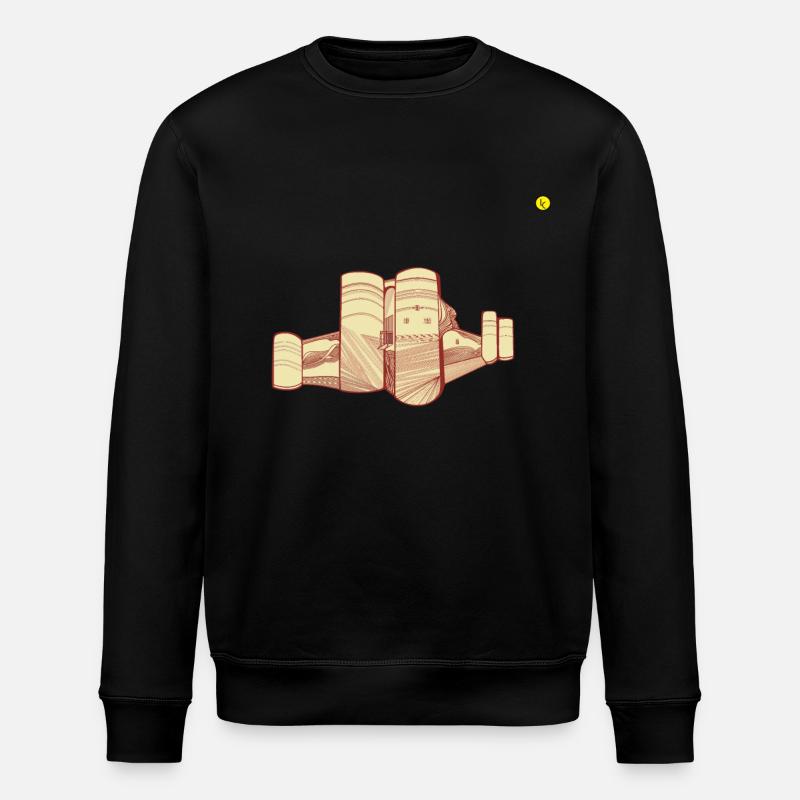 CHATEAU D'ANGERS - Sweat bio ROLLER Stanley/Stella Unisexe - noir