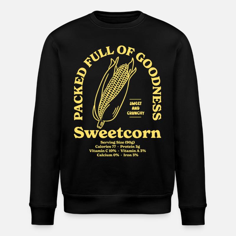 Zuckermais Nährwert - Stanley/Stella Unisex Bio-Sweatshirt ROLLER - Schwarz