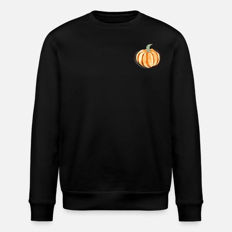Citrouille Ween - Printflow - Sweat bio ROLLER Stanley/Stella Unisexe - noir