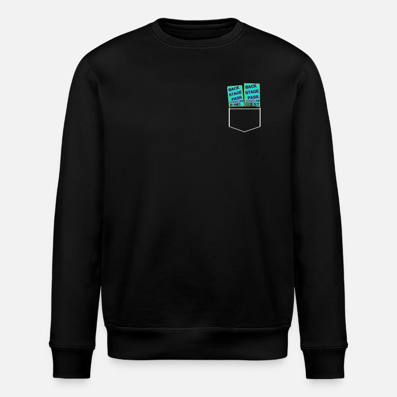 Laissez-passer invité - Sweat bio ROLLER Stanley/Stella Unisexe - noir