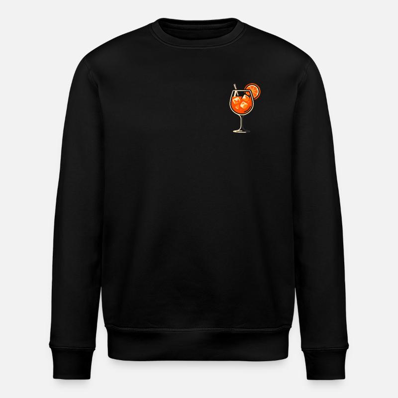 Party Spritz Glas Geschenkidee - Stanley/Stella Unisex Bio-Sweatshirt ROLLER - Schwarz
