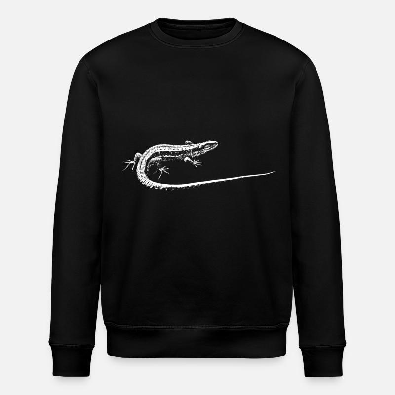Eidechse / Lézard - Sweat bio ROLLER Stanley/Stella Unisexe - noir