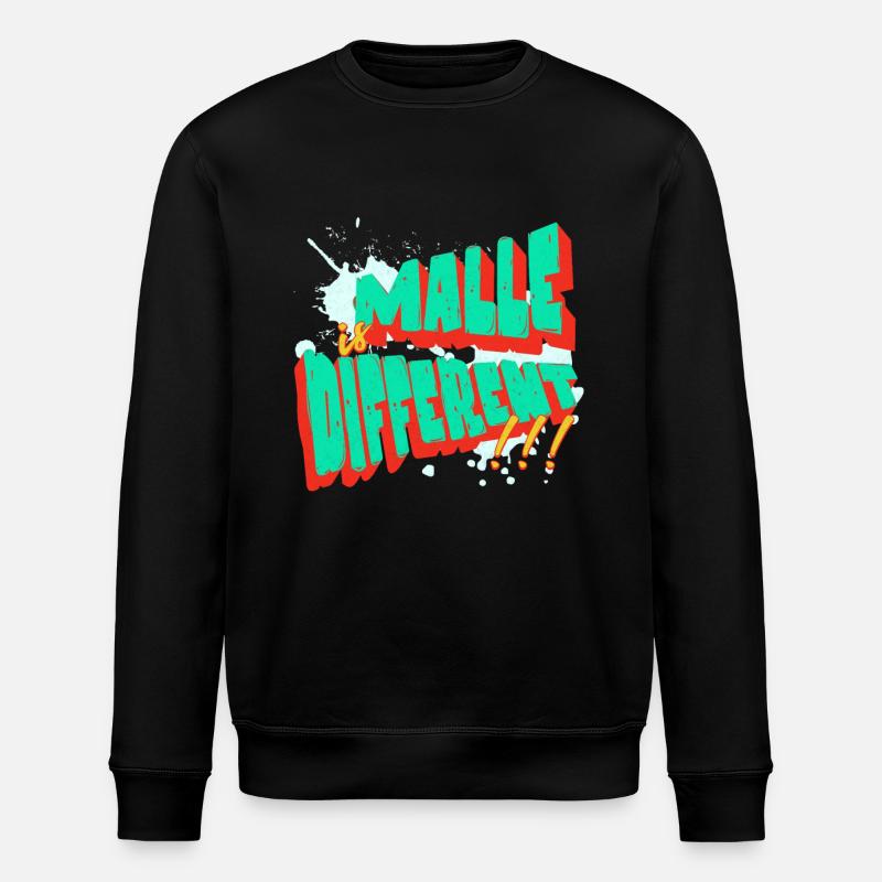 Malle is different ! Mallorca - Stanley/Stella Unisex Bio-Sweatshirt ROLLER - Schwarz