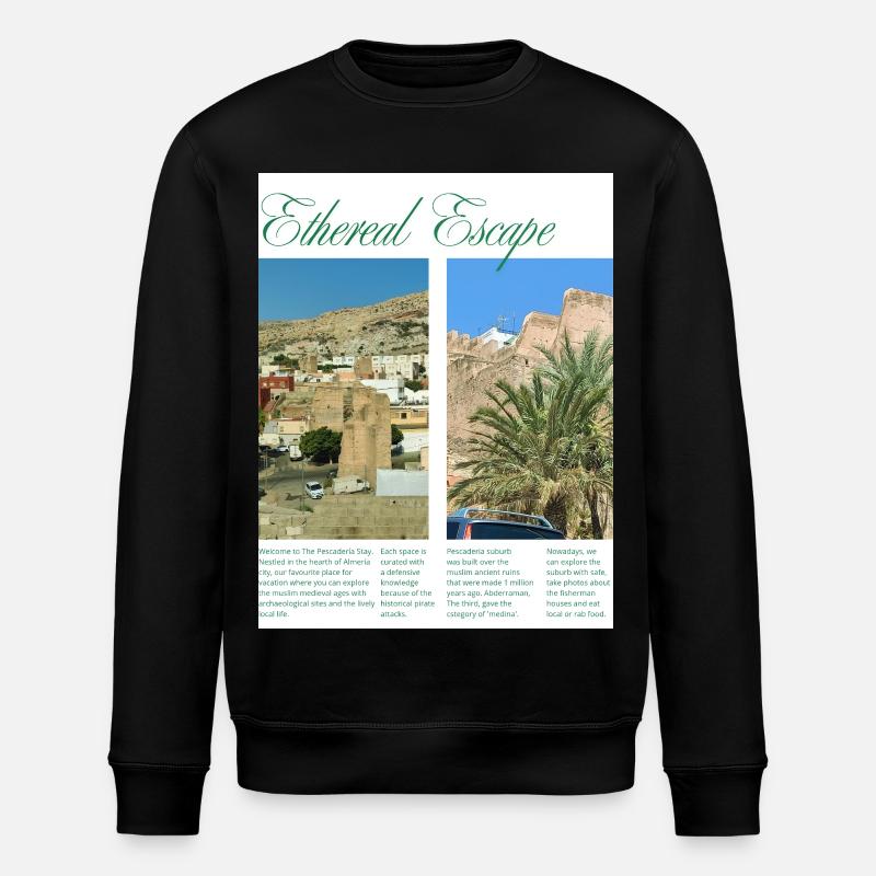 URBEX_PESCADERIA - Sweat bio ROLLER Stanley/Stella Unisexe - noir