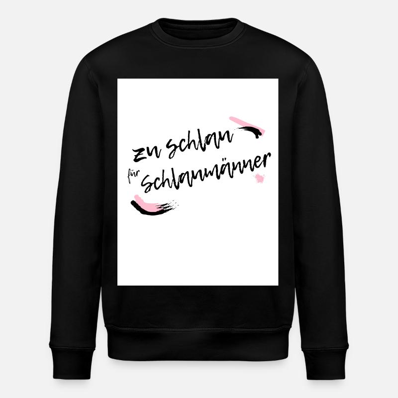 Schlau - Stanley/Stella Unisex Bio-Sweatshirt ROLLER - Schwarz