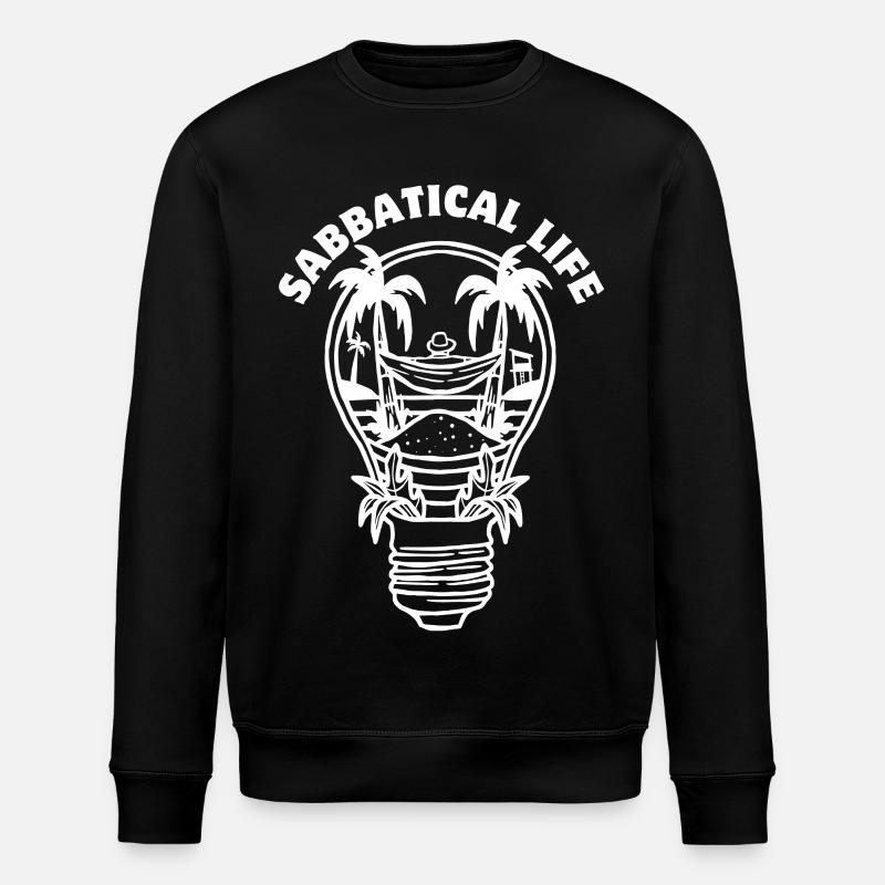 SABBATICAL LIFE - Stanley/Stella Unisex Bio-Sweatshirt ROLLER - Schwarz