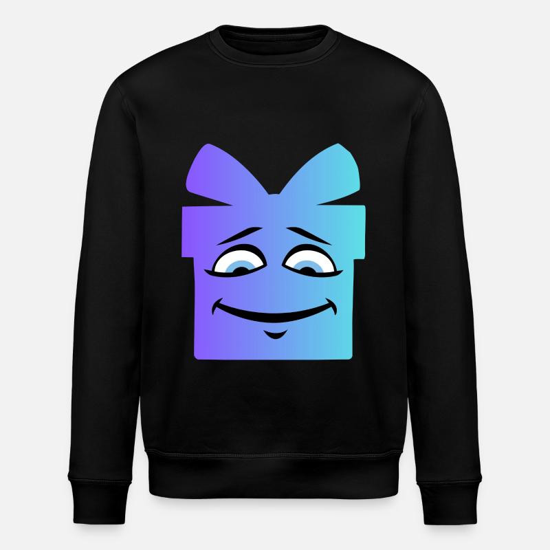 Boîte Cadeau Souriante Gradient - Sweat bio ROLLER Stanley/Stella Unisexe - noir