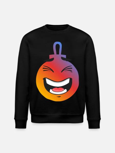 Christmas Ball - Stanley/Stella ROLLER Unisex Organic Sweatshirt - black