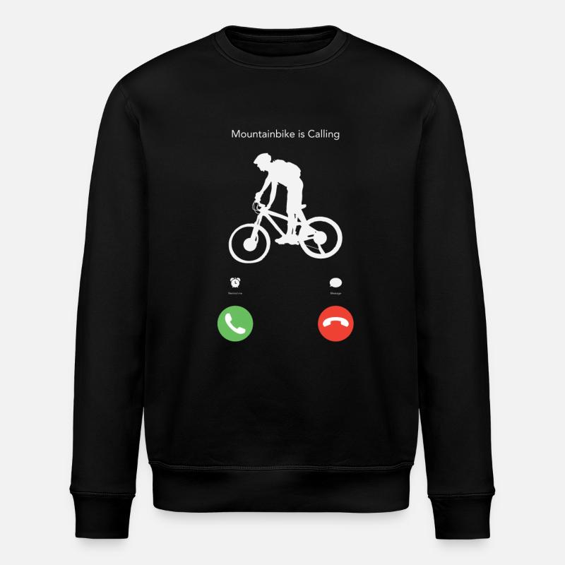 My mountain calls - Stanley/Stella ROLLER Unisex Organic Sweatshirt - black